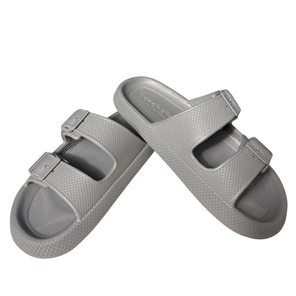J Slides Shoes - NEW J Slides Women's SoCool Gray‎ Beach Slide Comfortable Sandals Size 10